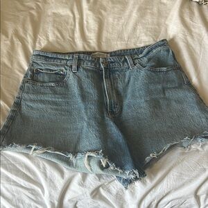 Abercrombie & Fitch Light Blue Jean Shorts